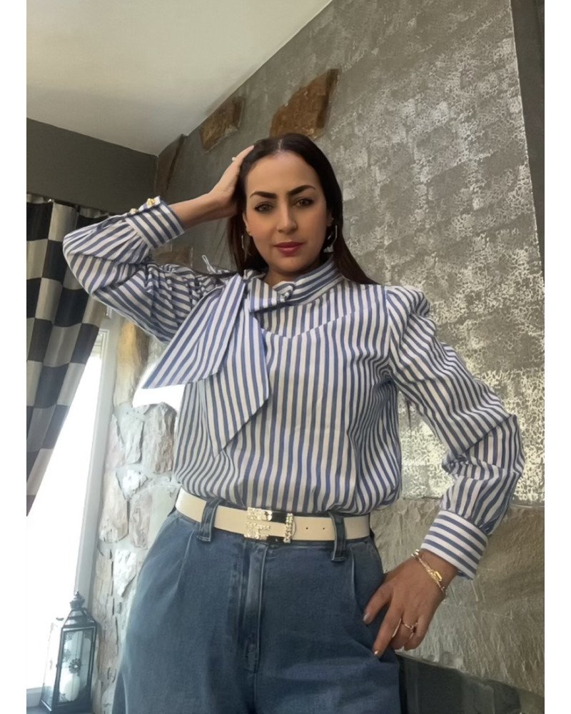 Blouse à rayures