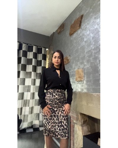 Leopard Print Skirt – Women’s Skirt S/M/L | Ilhamoon