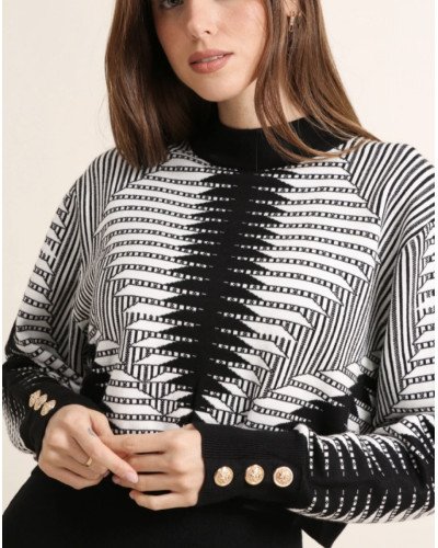 Ensemble en maille robe débardeur avec pull