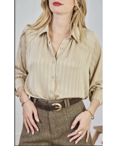 Chemise fluide à rayures