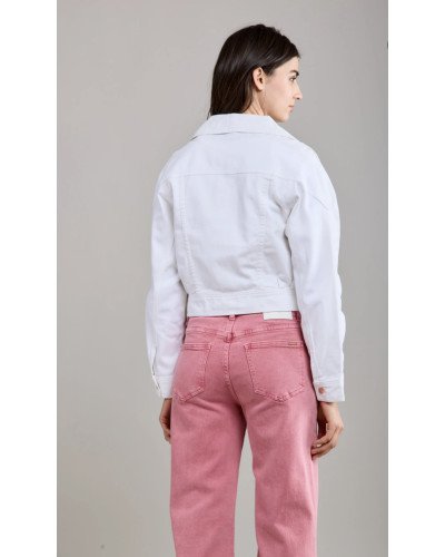 Veste biker en jean - Chicago