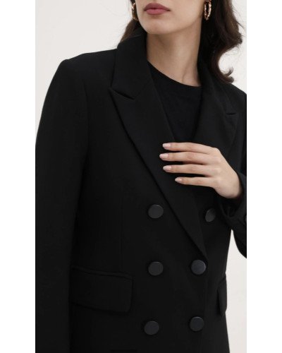Veste longue style blazer