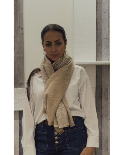 Echarpe motifs animal