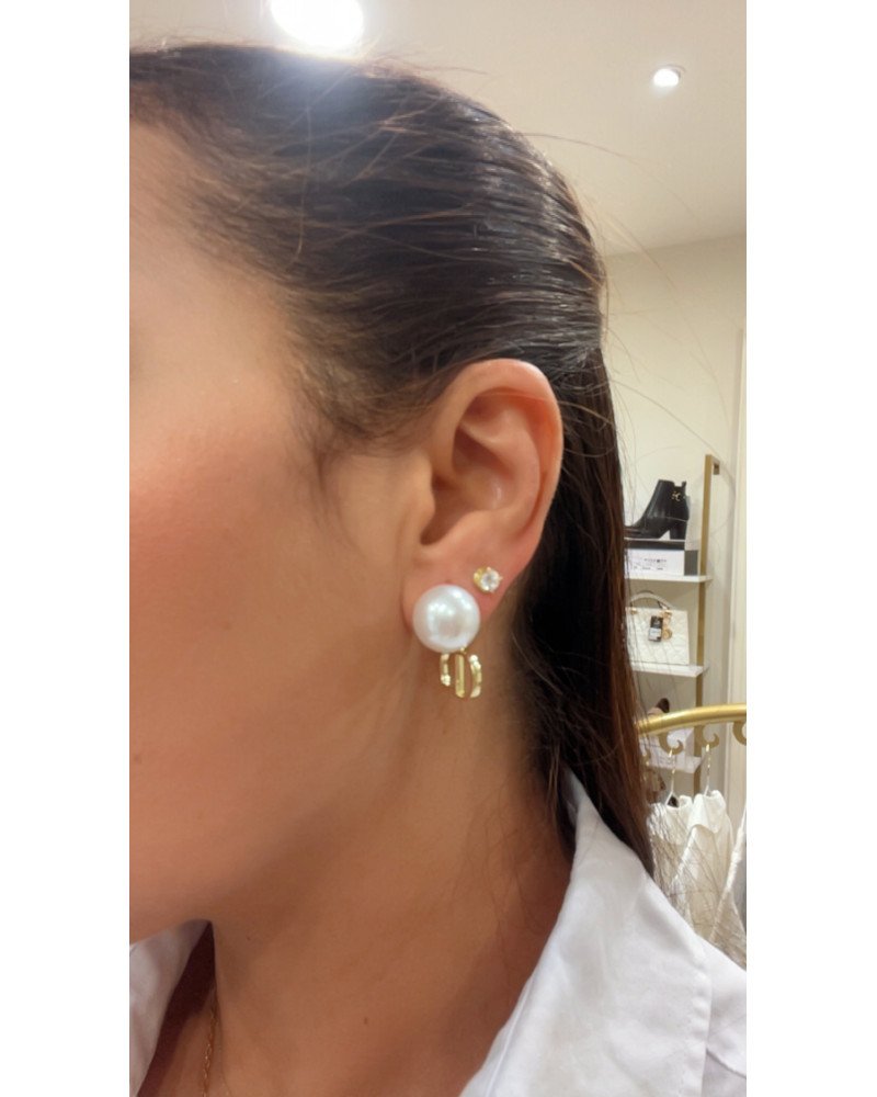 Boucle d'oreilles C&D perles