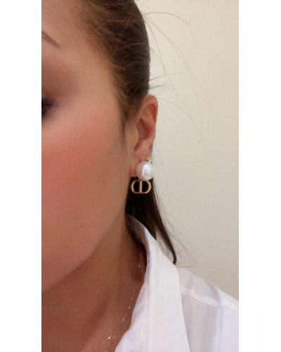 Boucle d'oreilles C&D perles