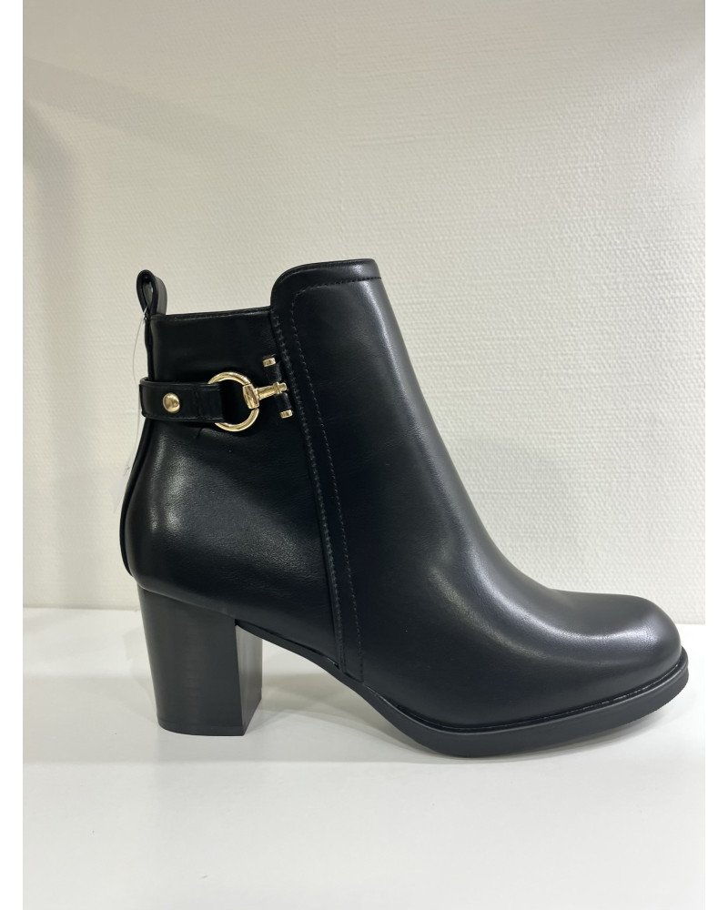 Bottines petit talon/ Noir