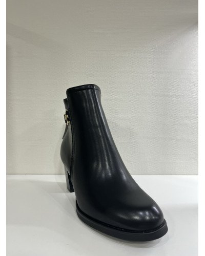 Bottines petit talon/ Noir