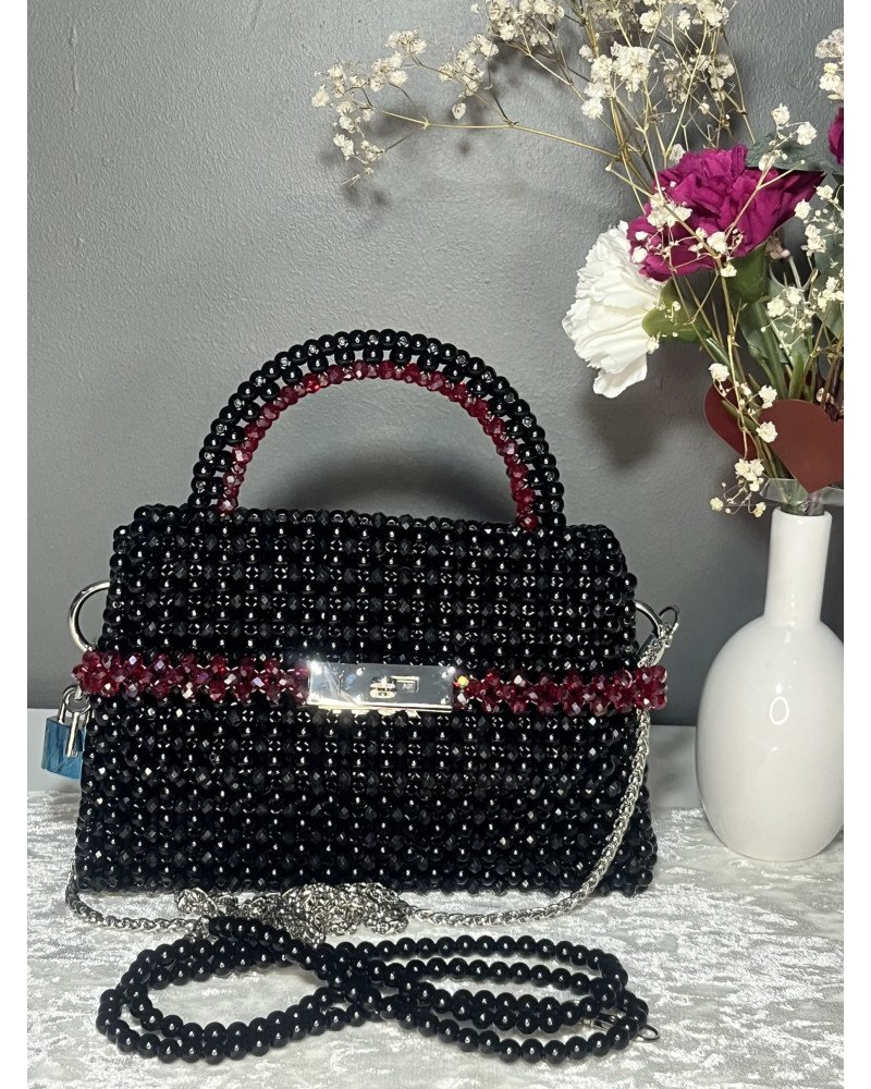 Sac à main H en vrai cristal