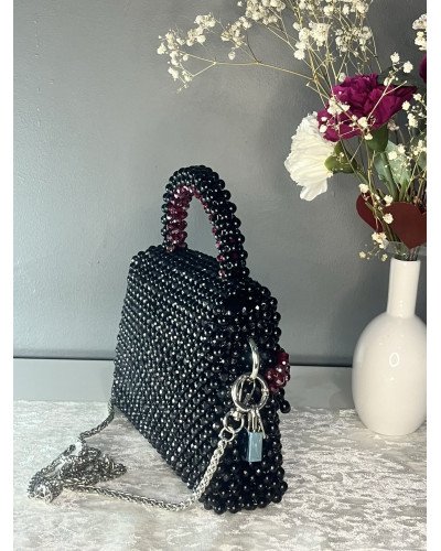 Sac à main H en vrai cristal