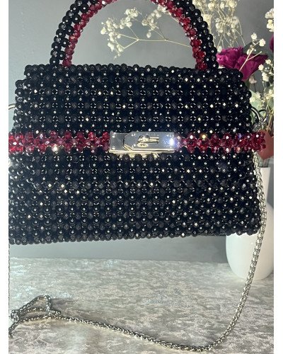 Sac à main H en vrai cristal