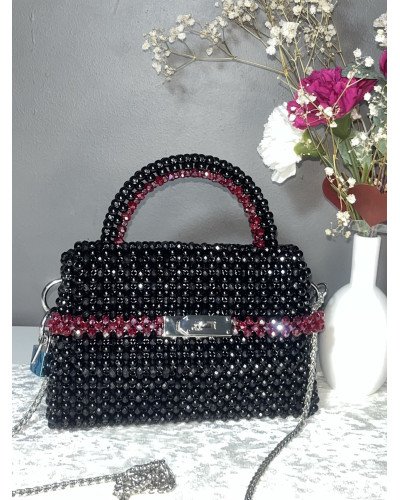 Sac à main H en vrai cristal