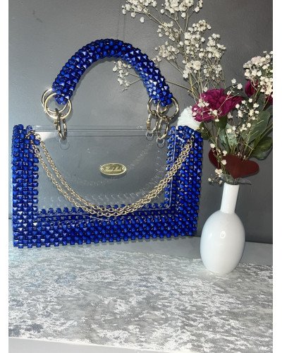 Sac à main en cristal
