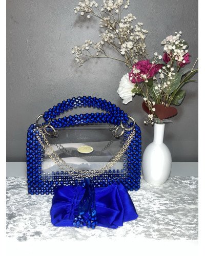 Sac à main en cristal