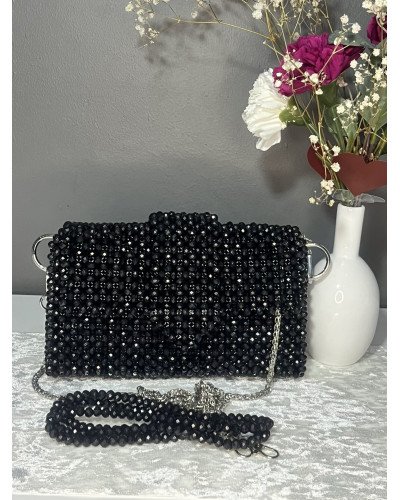 sac pochette en cristal synthétique