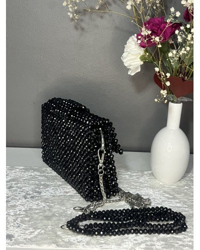 sac pochette en cristal synthétique