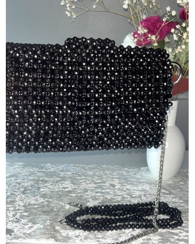 sac pochette en cristal synthétique