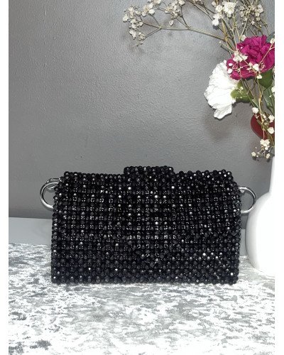 sac pochette en cristal synthétique
