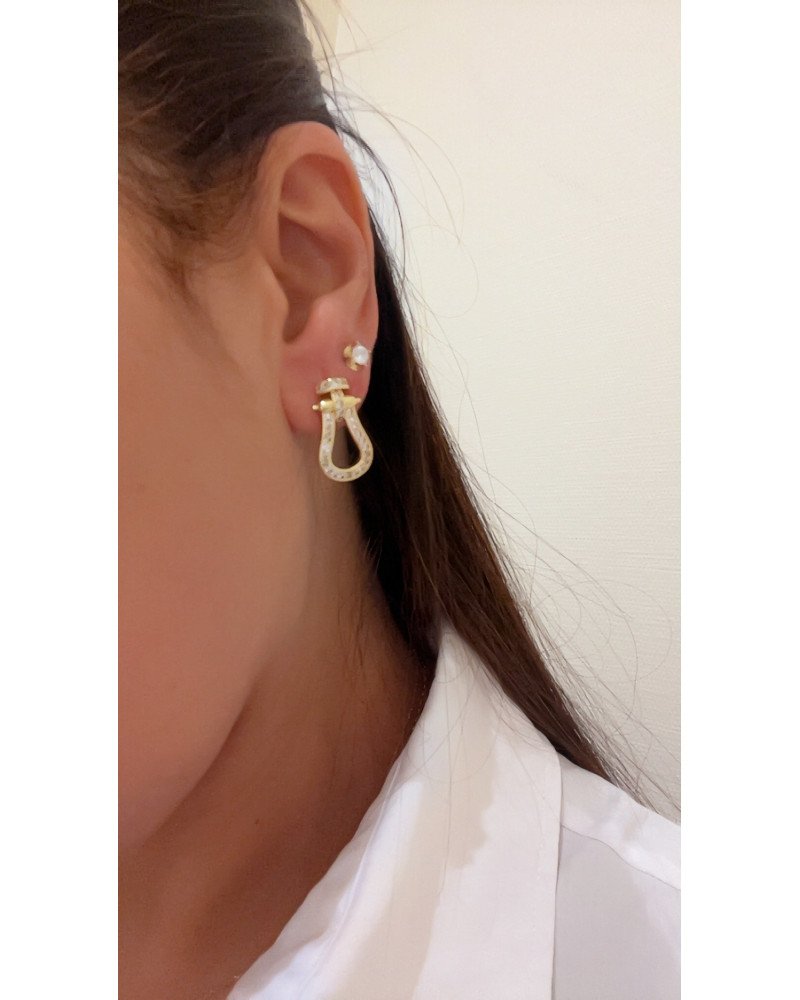 Boucles d'oreilles fer à cheval