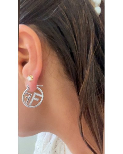 Boucles d'oreilles Créoles F