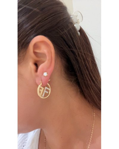 Boucles d'oreilles Créoles F