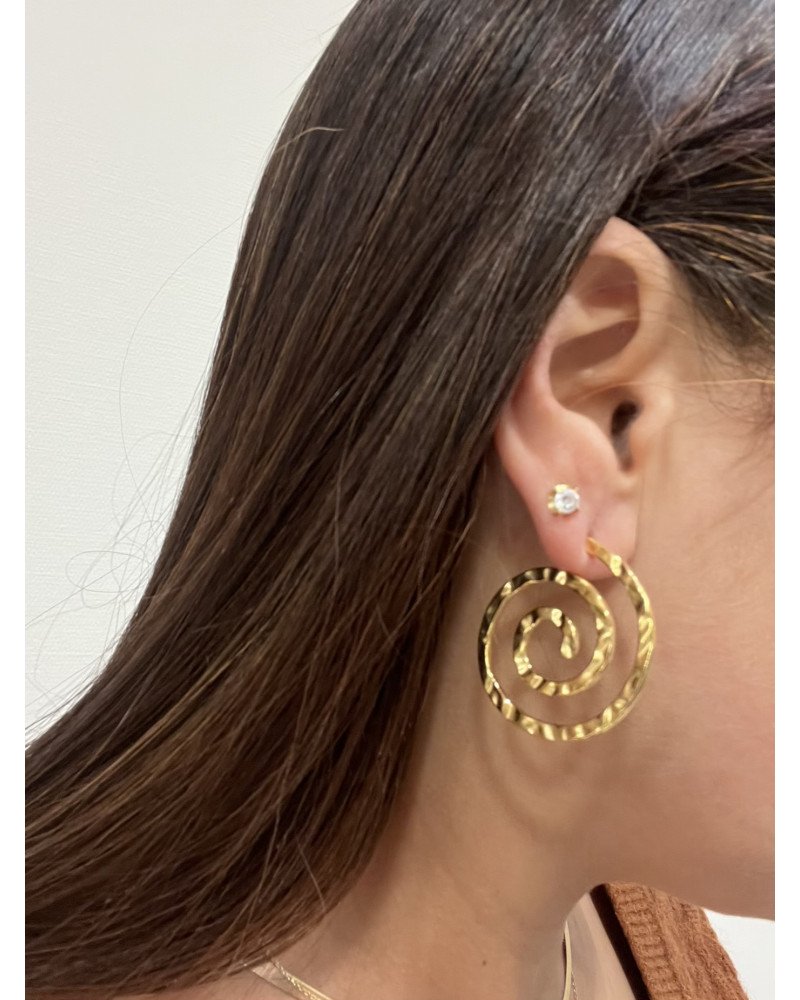 Boucles d'oreilles tourbillon