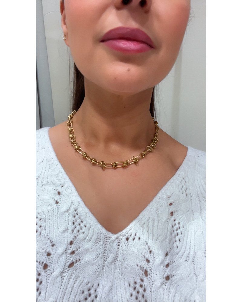 Collier grosse maille