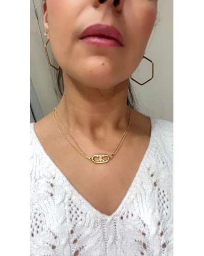 Collier  triomphe 2 c croisés